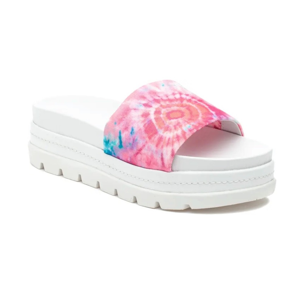 J/SLIDES NYC Brit Slide Platform sandals size 7